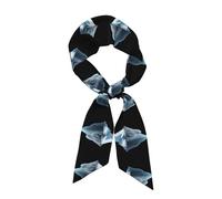 GGNKDL La punta dell'iceberg Stampe Foulard da donna in raso sciarpa per capelli accessori di abbigliamento