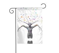 GGNKDL Madre di tutte le cose stampa Bandiera da giardino decorazione cortile esterno adatto per tutte le stagioni 30,5 x 45,7 cm