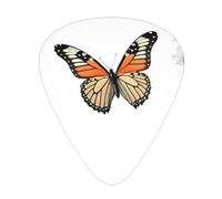 GGNKDL Plettro per chitarra con stampa a farfalla danzante, 12 pezzi con tre combinazioni di plettri di spessore, adatto per basso e ukulele