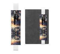 GGNKDL Portapenne in pelle con motivo aeroplano in volo per diari con copertina rigida, diari, agende, custodia con cinturino regolabile