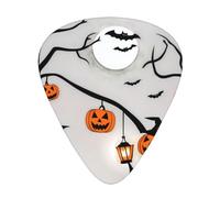 GGNKDL Pumpkin Lantern Vampire Prints Plettro per chitarra 12 pezzi con tre combinazioni di plettri di spessore adatto per basso e ukulele