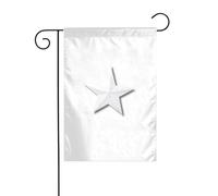GGNKDL Saggezza Stampa stella a cinque punte Bandiera da giardino decorazione per cortile esterno adatto per tutte le stagioni 30,5 x 45,7 cm