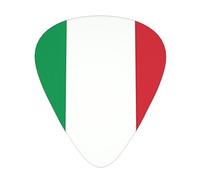 GGNKDL Stampa bandiera italia Plettro per chitarra 12 pezzi con tre combinazioni di plettri di spessore adatto per basso e ukulele