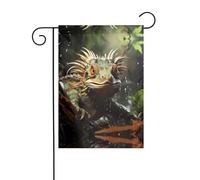 GGNKDL Stampa di lucertole spinose Bandiera da giardino decorazione per cortile esterno adatta a tutte le stagioni 30,5 x 45,7 cm
