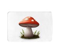 GGNKDL Tappetino antiscivolo con stampa di funghi per interni ed esterni, adatto per ingressi di camera da letto e bagno, 40,6 x 61 cm