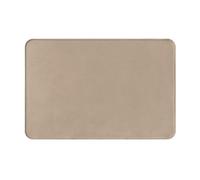 GGNKDL Tappetino antiscivolo in tinta unita con stampa marrone chiaro per interni ed esterni, adatto per ingressi camera da letto e bagno, 40,6 x 61 cm