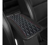 GGOIN Cuscino Bracciolo Auto per Citroen C4 (Seit 2025)/e-C4 X (2022-2024)/C5 X (Seit 2021), Auto Pelle Console Centrale CopriBraccioli Confortevoli Impermeabile Protezione Accessori,A Black