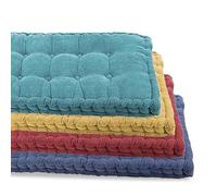 GGoty Cuscino Spesso per Panca da 2/3 posti per Interni, Cuscini per Panca Lunga in Cotone, Materasso per Cuscino da Pavimento per casa/Giardino/Patio/taverna (60x35cm,Grigio Scuro)