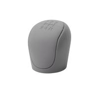 GGOZM Copertura per Pomello del Cambio per Renault Captur -I /2014 2015 2016 2017 2018, 5 Marce Manuale Copri Cambio Auto Morbido in Silicone Custodia Cover,A/Grey
