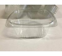 GGroup 13 Formati SELEZIONABILI - 50 Pezzi VASCHETTE per Alimenti Uso Freddo con Coperchio (Pet 375cc 138x118x50)