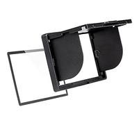 GGS Larmor - Set di pellicole protettive per schermo e paraluce in vetro per Nikon D750, colore: Trasparente