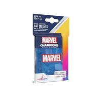 ggs10106ml - 50 buste standard - marvel art sleeves - marvel blue