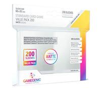 ggs10111ml - 200 standard size matte sleeves - value pack - clear- versione spagnola
