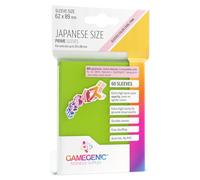ggs10124ml - 60 japanese size prime sleeves - lime
