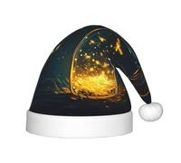 GGsdaf Bellissimi cappelli natalizi con motivo lucciole per bambini, adatti per costumi di Natale, regali per feste e abiti per le vacanze.