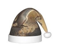 GGsdaf Cappelli di Natale con motivo a marmotta impertinente per bambini, adatti per costumi di Natale, regali per feste e abiti per le vacanze.