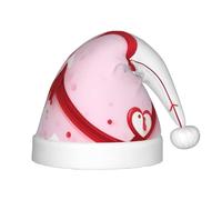 GGsdaf Cappelli di Natale per bambini Little Red Heart perfetti per costumi di Natale e forniture per feste