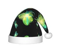 GGsdaf Cappelli natalizi con motivo lucciole incandescenti per bambini, adatti per costumi di Natale, regali per feste e abiti per le vacanze.