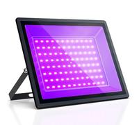 GGTU 100W Luce Nera, Lampada UV e Black Light, IP66 Impermeabile, Per Decorazioni di Halloween, Natale, Resina UV Indurita, Pitturas del Corpo, Feste Neon (1 pezzi)