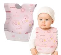 GGUFAY 10 Bavaglini per Mangiamento Bimbi,Imballati Singolarmente,Lavaggio Zero,Bavaglini Neonato,la famiglia,il viaggio,la cameretta Bavette Neonato 0-3 Mesi,Bambini Regolabili Tasca Raccogli Papp
