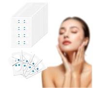 GGUFAY 200 cerotti invisibili per il lifting del viso, cerotti per il lifting del viso per il viso a forma di V, nascondi le rughe,solleva la pelle cadente, strumenti cosmetici per il lifting del viso