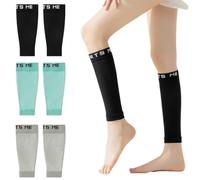 GGUFAY 3 Paia Di Calze A Compressione Per Polpacci, Calze Di Supporto Per Uomini E Donne, Calze Di Supporto A Compressione Per Sport, Escursioni, Viaggi, Ciclismo, Corsa (2)