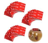 GGUFAY 30 pezzi Double Face Extra Fort, M3 VHB Pastiglie adesive double face extra forte, Pastille adesive double face impermeabili per casa, ufficio, quadrato, 30 mm x 30 mm
