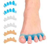 GGUFAY 6 Pezzi Separatore Dita Piede,Distanziatori Dita Piedi, Toe Separator, Barelle in Gel per Dita del Piede Sovrapposte, Per Dita Sovrapposte Di Uomini E Donne,Per Ripristinare Le Dita Dei Piedi