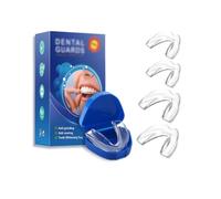 GGUFAY Bite Bruxismo Notturno Automodellante, Anti Digrignamento dei Denti, 2 formati Bocche di bocca per il byte bruxismo la rettifica dei denti, Mouth Guard Teeth Grinding, Bruxismo, 4 PCS