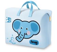 GGUFAY Borsa per Coperta di Cotone con Motivo Elefante Spruzzatore d'Acqua, Borsa Parto Ospedale Mamma Ideale, Borsa Cambio Neonato Compatibile, Spaziosa e Antipolvere