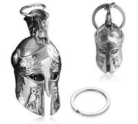 GGUFAY - Campanella della Fortuna dell'Angelo Custode in Forma di Casco - Guardian Bell - Biker Bell - Pratica per Motociclette, Biciclette, Chiavi, Borse a Schiena, Porte e Veicoli