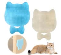 GGUFAY Catnip Scratcher In 1 Pezzo, Cat Self Groomer, Spazzola Per Angoli Per Gatti, Spazzola Per Massaggi Per Angoli, Gatto Ama Sfregare La Testa E Il Corpo, Spazzola Morbida Per Gatti (Blu)