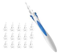 GGUFAY Comfort Ear Cleaner, PulisciOrecchie Adulti, kit Pulizia Orecchie Dell'orecchio con Manico e 16 Punte Lavabili, Cerume Orecchie Pulitore Silice, Rimuovi la cera dell'orecchio