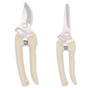 GGUFAY Forbici Cesoie Da Potatura 2 Pezzi, Potatura Acciaio Inox Forbice Potatura, Forbici Giardinaggio Per Piante Fiori Bonsai Siepe Orchidea Potatura Facile