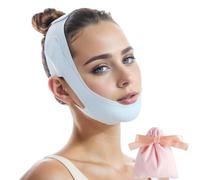 GGUFAY La maschera a forma di V si concentra sui problemi del doppio mento e della pelle del viso cadente, fornendo una cura efficiente per aiutare gli utenti a migliorare le condizioni del loro viso