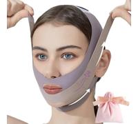 GGUFAY Maschera da notte modellante per il viso Beauty, con design a V-line, adatta a tutte le forme del viso, aiuta a modellare il viso durante la notte e crea contorni del viso squisiti.