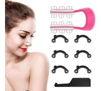 GGUFAY set di clip per rinoplastica per la riduzione delle dimensioni del naso, clip per rinoplastica in silicone per lifting del naso, clip di bellezza per la correzione del naso, per naso dritto