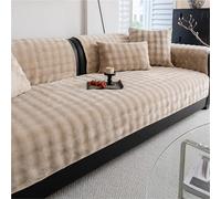 GGWYBAFS Copridivano, copridivano, copridivano componibile, protezione versatile for tutte le stagioni, morbido, traspirante e facile da pulire.(Khaki,110x210cm/43x83in)