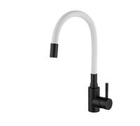 GGYTMQL 1 Pezzi Cucina Rubinetto in Acciaio Inossidabile Cucciolo Flessibile lavello da Cucina Rubinetto per Acqua Calda e Fredda del Rubinetto a 360 Gradi Gru (A1114gn-t1)