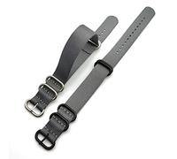 GGYTMQL 18 mm 20 mm 2 mm mm da 24 mm Cantro di nylon Inserisci anello in acciaio inossidabile in tessuto in tessuto Cintura di orologi di sostituzione