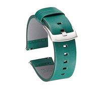 GGYTMQL 18mm 20mm 22 mm 24 mm Genuina Watchband Watch per orologi per orologi per smart watchbands Quick Release (grigio, 24 mm)