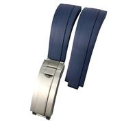 GGYTMQL 19mm 20mm da 21 mm di orologio in gomma per yacht Master GMT Strap Oysterflex Deepsea Strumenti di orologi in silicone Strumenti