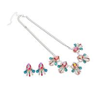 GGYTMQL 1Set Ethnic Style Women Necklace and Earring Set Boho Jewelry Accessori per matrimoni compleanni e occasioni speciali presenti per spose e amanti della moda