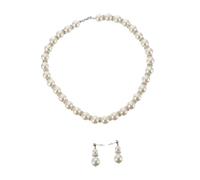 GGYTMQL 1Set imitazione Orero di collana perla per donne Eleganti accessori per gioielli da sposa per matrimoni impegnati ed eventi speciali Bellissimi presenti per spose e amici