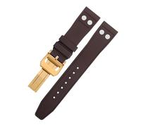 GGYTMQL 20 mm 22 mm in Gomma fluororubber con Fascia da Guardia per Orologi per Cinghia di rivetta
