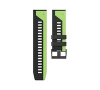 GGYTMQL 22 26 mm Cinghie di Orologi Colorate per 7 7X 6 6X 5X 5 più 3 3HR 935 945 S60 Silicone Easyfit Watch Wotband Correa/Black Grey/Feni* 7*