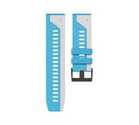 GGYTMQL 22 26 mm Cinghie di Orologi Colorate per 7 7X 6 6X 5X 5 più 3 3HR 935 945 S60 Silicone Easyfit Watch Wotband Correa/Black Grey/Feni* 7*
