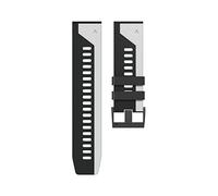 GGYTMQL 22 26 mm Cinghie di Orologi Colorate per 7 7X 6 6X 5X 5 più 3 3HR 935 945 S60 Silicone Easyfit Watch Wotband Correa/Black Grey/Feni* 7*