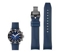 GGYTMQL 22 mm di orologi in silicone per tissot T120417 T120407 Quarzo quadrante in gomma Sport Men Watch Strap Watchband impermeabile