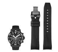 GGYTMQL 22 mm di orologi in silicone per tissot T120417 T120407 Quarzo quadrante in gomma Sport Men Watch Strap Watchband impermeabile